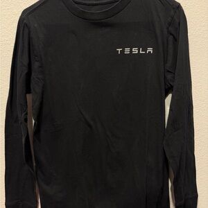 Tesla Black Women's Cotton Logo Tee